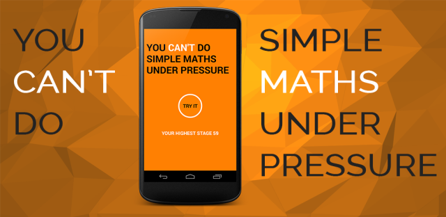Simple Math Under Pressure